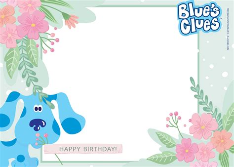 Blues Clues Invitation Template Free Web Create A Fun Creative And