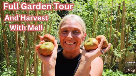 Full Garden Tour And Harvest With Me Week August Youtube