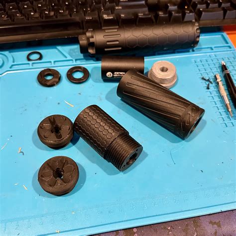 First completed print of my suppressor design : r/airsoft