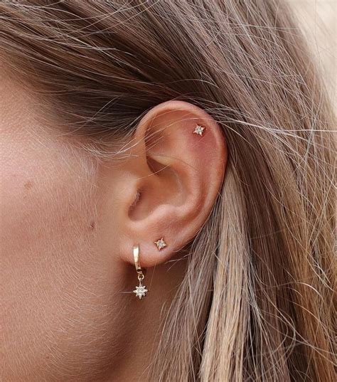 Pin By Anna On Earrings Earings Piercings Minimalist Ear Piercings