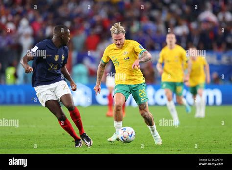 Al Wakrah Qatar 22nd Nov 2022 L To R Ibrahima Konate Fra Jason