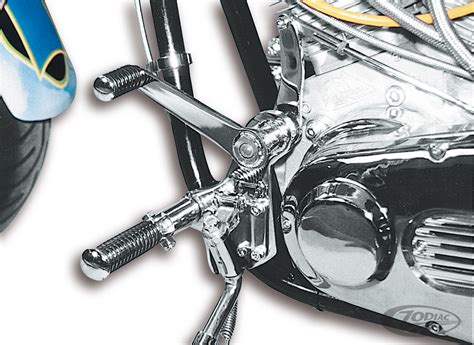 CHROME FORWARD CONTROL KITS WITH MASTER CYLINDER FOR