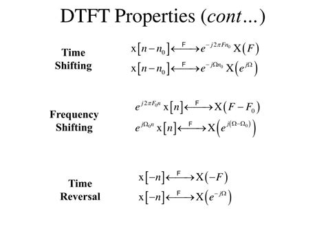 PPT The Discrete Time Fourier Transform PowerPoint Presentation Free