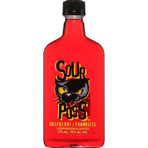 Sour Puss Raspberry Liqueur 375ml Bsw Liquor