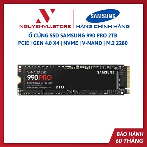 Ổ Cứng Ssd Samsung 990 Pro 2tb Pcie Gen 4 0 X4 Nvme V Nand M