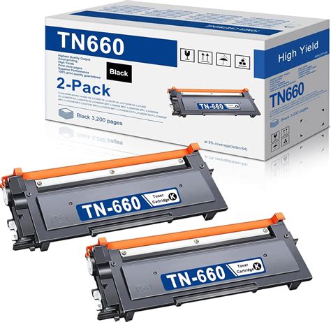 Tn660 Toner Cartridge High Yield Replacement For Brother Tn 660 Tn630 To Use With Hl