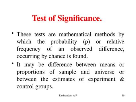 Unit Testing Of Hypothesis Hypothesis Null Alternative Type