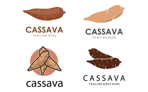 Vector Cassava Logo Template Graphic By Hati Royani Creative Fabrica