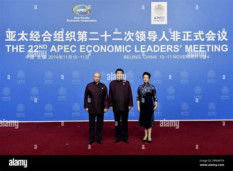 Peking November Der Chinesische Pr Sident Xi