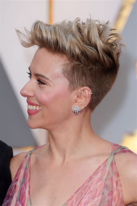 Scarlett Johansson Pixie Hair