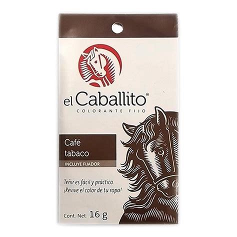 Colorante para telas El Caballito color café tabaco 16 g Bodega