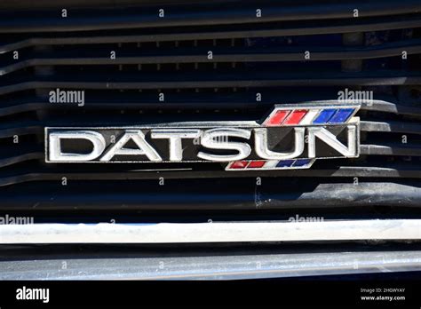 Datsun 1500 Vintage Car Logo Mexico North America Stock Photo Alamy
