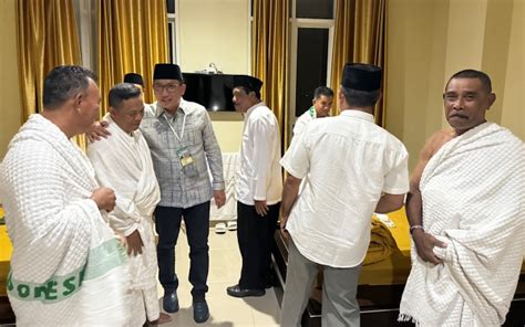 Pastikan Kondisi Jamaah Haji Di Makassar M Tauhid Soleman Sambangi