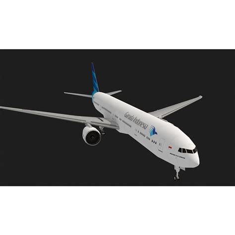 Jual Papercraft Pesawat Garuda Indonesia Boeing 777 300er Kertas Rakitan Pesawat Garuda