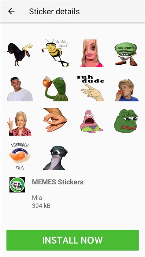 Download Do Apk De Meme Stickers For Whatsapp Para Android