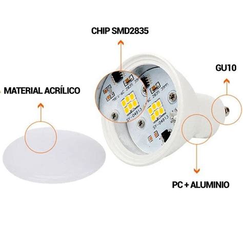 Buy Led Bulb Gu10 Dichroic 6w Dimmable Led Bulbs