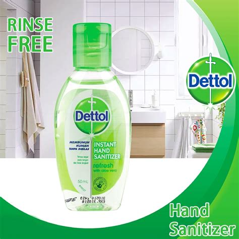 Dettol Hand Sanitizer 50ml 50 Ml Aloe Vera Gel Sanitiser Dettol