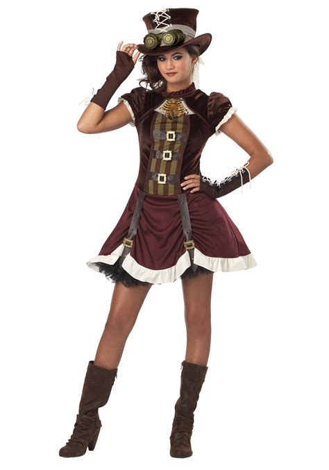 Tween Steampunk Costume For Girls Unique Halloween Costumes