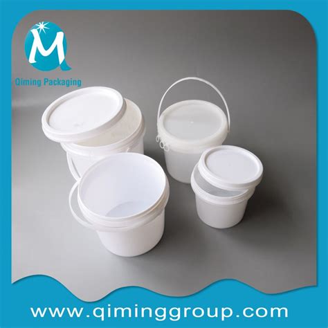 Round Plastic Buckets Pails - Qiming Packaging Lids Caps Bungs,Cans Pails Buckets Baskets Trays