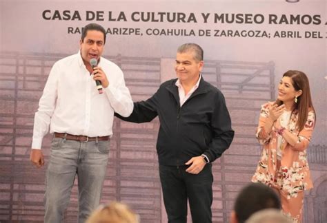 Mandatarios De Coahuila Realizan Recorrido En Casa De La Cultura Y