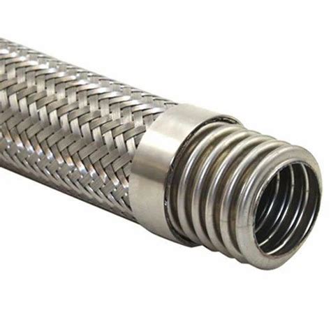 Silver Stainless Steel Hose Pipe Rs Meter Shanti Hose Industries