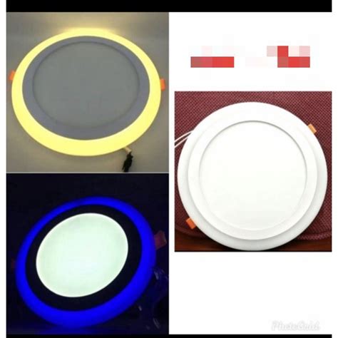 Jual Lampu Downlight Led Panel Inbow 2 Warna Led Plafon Ceiling 2warna