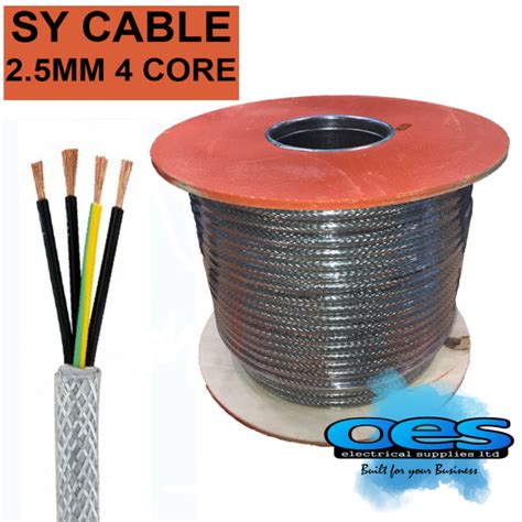 2 5MM 4 CORE SY BRAIDED CONTROL CABLE