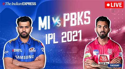 Mumbai Indians Mi Vs Punjab Kings Pbks Live Score Updates Mi Face