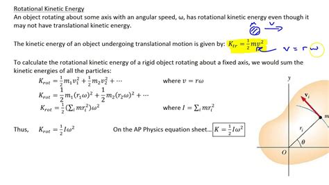 Chapter Rotational Kinetic Energy Youtube