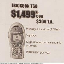 Te acuerdas Esto costaba el Ericsson T60 en México en 2002