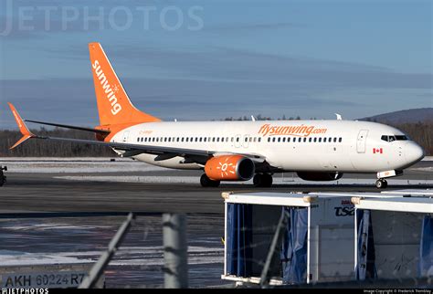 C FPRP Boeing 737 8FH Sunwing Airlines Frederick Tremblay JetPhotos