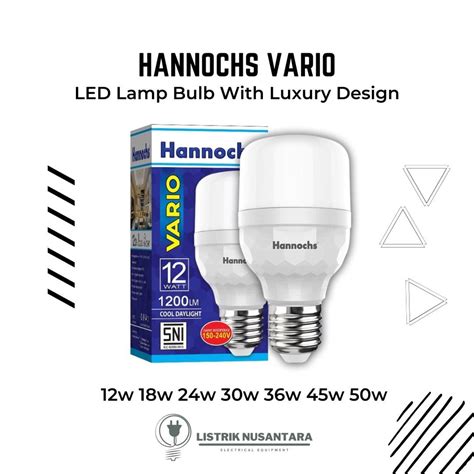 Jual Hannochs Vario Watt Lampu Led Bohlam Capsule