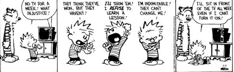 Calvin and Hobbes on Twitter: "Only if he put that dedication towards ...