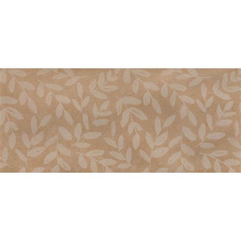 CERAMICA PARA PARED DE 10X20 REVETIMIENTO DECORADO FLORES BEIGE MATE