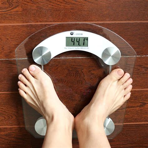 Digital Lcd Electronic Glass Bathroom Weighing Scale Body Weighing