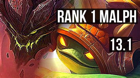 Malphite Vs Rammus Top Rank Malph Tr Grandmaster