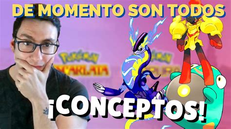 Todos Los Pokémon Nuevos En Escarlata Y Púrpura Conceptos Explicados Youtube