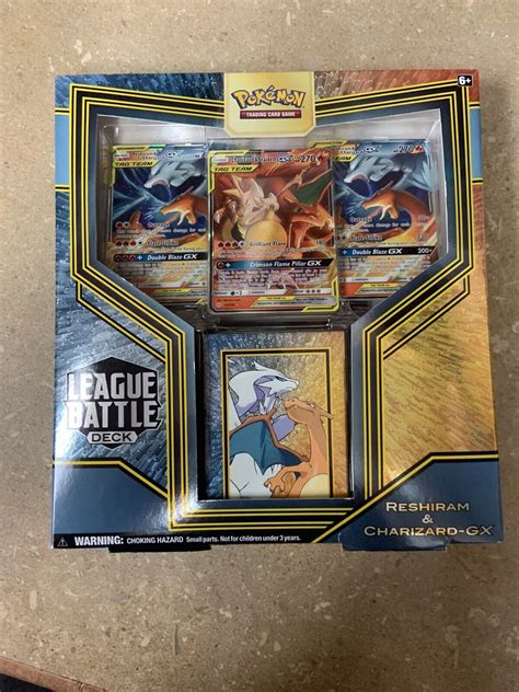 Pokemon League Battle Deck Reshiram And Charizard Gx New Factory Sealed