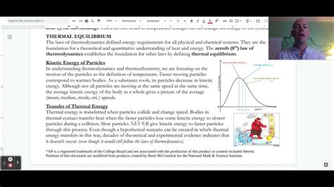 AP Chemistry Unit 6 Thermodynamics Part 4 YouTube