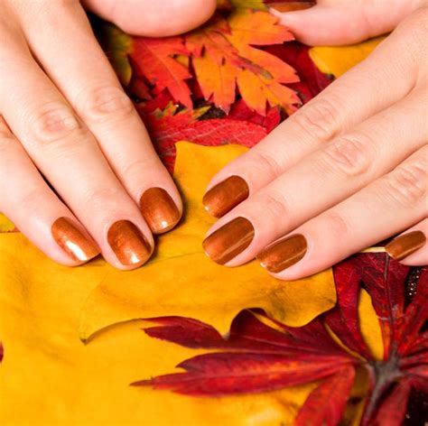 30 Best Thanksgiving Nails 2019 Nail Designs And Colors For Thanksgiving