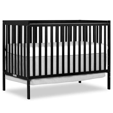 Dream On Me Synergy 5 In 1 Convertible Crib In Black Greenguard Gold