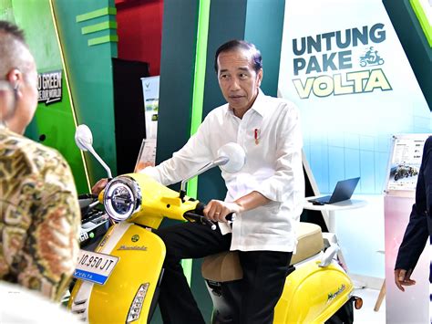 Presiden Jokowi Apresiasi Pameran Periklindo Electric Vehicle Show