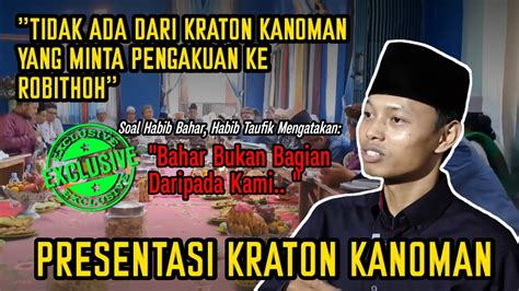 Presentasi Kraton Kanoman Farihin Niskala Di Depan Zurriyah Sunan