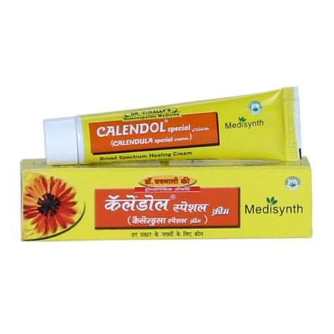 Medisynth Calendol Calendula Antiseptic Cream For Cuts Burns Wounds