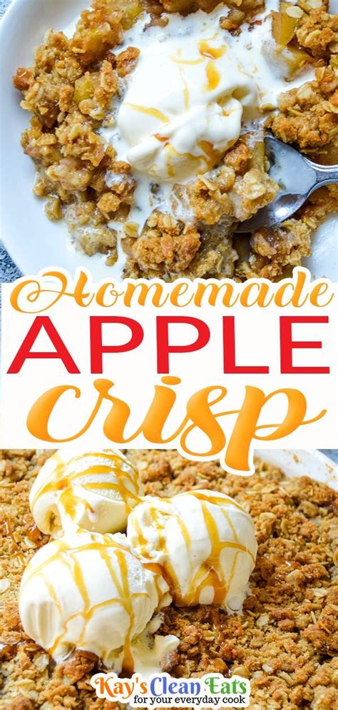 The Best Apple Crisp Kays Clean Eats Recipe Video Recipe Apple