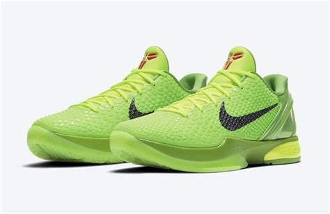 Nike Kobe 6 Protro Grinch Cw2190 300 Release Date Sbd