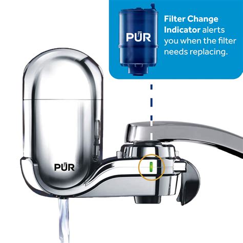 Pur Fm Advanced Faucet Water Filter Chrome Buy Online In United