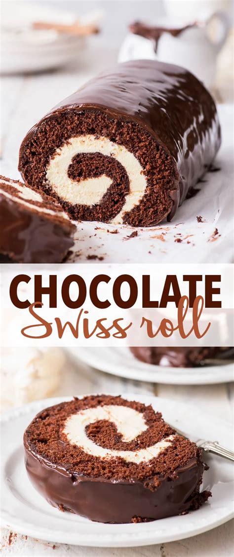 Chocolate Swiss Roll The Loopy Whisk