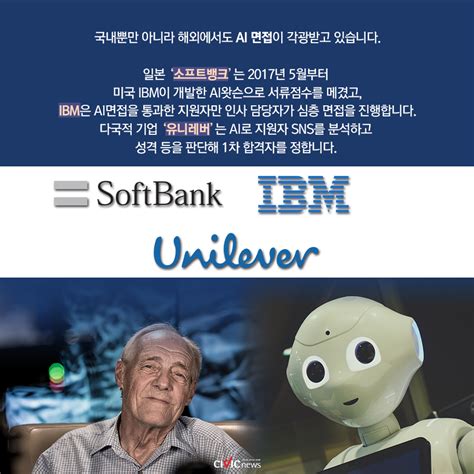 카드뉴스 면접관이 Ai인공지능 Civicnews시빅뉴스