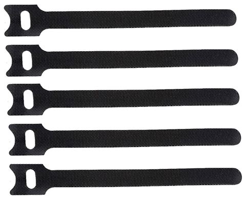 On Stage Cta6600 Cable Ties Hook And Loop Cable Management Velcro Strips 5 Pack Length 775